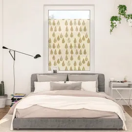 Lichtblick Fensterfolie selbstklebend, Sichtschutz, Golden Drops - Gold B/L: ca. 100x180 cm