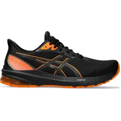 ASICS Herren Laufschuhe GT-1000 12 GTX, BLACK/BRIGHT ORANGE, 45
