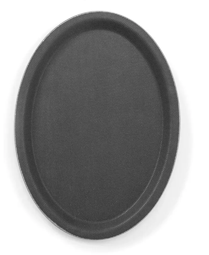 Serviertablett rutschfest, oval, HENDI, 160x230mm