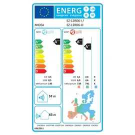 Midea BreezelessE Außeneinheit 3,6 kW MOX103-12HFN8-ME