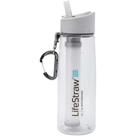 LifeStraw Go 2-Stage Filter Bottle Unisex Erwachsene, Grau clear