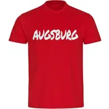 multifanshop multifanshop® Kinder T-Shirt - Augsburg - Textmarker - Druck weiß