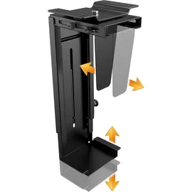 Ricoo PC Halterung unter Schreibtisch Halter Untertisch 360-Grad Drehbar TRH-06 Universell Computergehäuse Tischhalterung Computer Aufhängung Holder Tragfähigkeit bis 10 kg auch Wandmontage