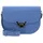 Coccinelle Umhängetasche Crossbody Grained Leather, aus echtem Rindsleder blau