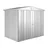 2,44 x 1,56 m silber-metallic