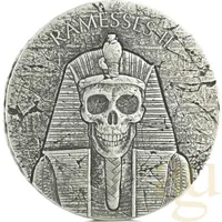 Scottsdale Mint 2 Unzen Silbermünze Republic of Tschad Ramses