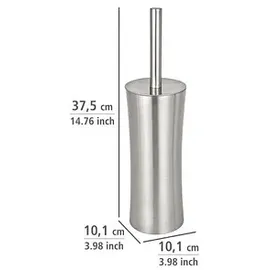 Wenko WC-Garnitur Pieno silber Metall
