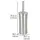 Wenko WC-Garnitur Pieno silber Metall