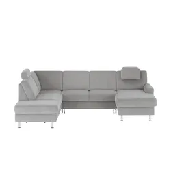 meinSofa Wohnlandschaft Mit verschiedenen Funktionen verfügbar Jana , grau , Maße (cm): B: 309 H: 87 T: 235.0