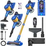 Kesser Akku Staubsauger Blau / Gold