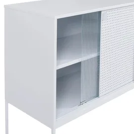 Mendler Highboard 85 x 80 x 45 cm Weiß