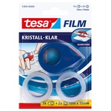 Tesa Tesafilm Mini Abroller Mit 2 Rollen Kristall-klar