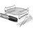 Philips Grillrost HD9920/00 silber