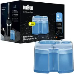 Braun Rasierer-Reinigungsstation Nachfüllkartuschen 4er-Pack