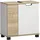 Schildmeyer Waschbeckenunterschrank Emmik 59,8 x 62,4 x 32,6 cm Weiß/Eiche