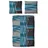 Linon petrol 135 x 200 cm + 80 x 80 cm