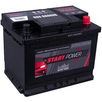 intAct Start-Power 55559GUG, wartungsarme Autobatterie 12V 55Ah 420 A (EN), Schaltung 0 (Pluspol rechts), Maße (LxBxH): 242x175x190mm