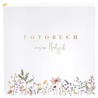 Goldbuch Blütenliebe 30x31 60 weiße Seiten Hochzeit 08044