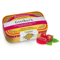 Grethers Redcurrant+Vitamin C zuckerfreie Pastillen