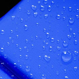 Tectake Garfunky 396 cm inkl. Sicherheitsnetz und Leiter schwarz/blau