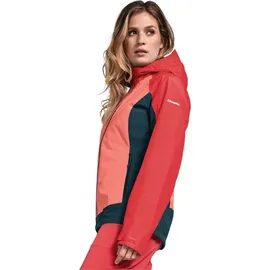 Schöffel Damen Regenjacke Jacket Wamberg L - Blau/Rosa - 46