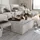 furnicato Couchtisch Betongrau Holzwerkstoff 80 x 31 x 80 cm