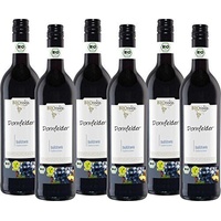 BIOrebe Dornfelder Rotwein Qualitätswein halbtrocken fruchtig 4500ml, 6er Pack