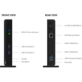 Icy Box IB-DK2251AC Multi-DockingStation