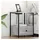 vidaXL Nachtschrank 2 pcs 42 x 41 x 56 cm Grau