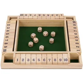 Engelhart Shut The Box Holzspiel deutsche Version