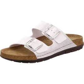 ROHDE Damen Pantolette gemusterter Zweiriemer mit Schnalle Rodigo-D 5872, Größe:38 EU,