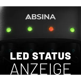 Absina Akku-Ladegerät X4 9V