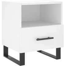 vidaXL Nachtschrank 40 x 35 x 47,5 cm Weiß