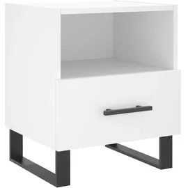 vidaXL Nachtschrank 40 x 35 x 47,5 cm Weiß