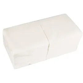 Papstar Servietten, 2-lagig 1/4-Falz 24 cm x 24 cm weiss