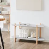 SoBuy Bücherregal 100 x 52 x 33 cm Grau