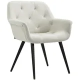 CLP Esszimmerstuhl Langford beige/Stoff