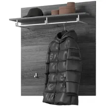 inn.furn Garderobenpaneel Shawn 90 x 98 cm Grau