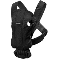 BabyBjörn Babytrage Mini, 3D-Netzstoff, Schwarz