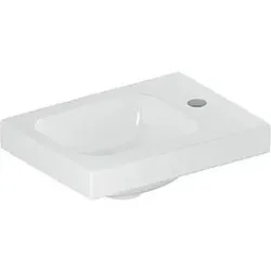 Geberit iCon Light Handwaschbecken 501830001 38x28cm, Hahnloch rechts, ohne Überlauf, weiß