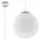 Sollux Ugo 1-flg. 40 cm rund weiß Glas