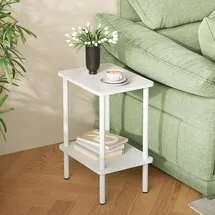 luxuskollektion Beistelltisch Holz 2 Tier Nachttisch Schmal 40x30x52cm