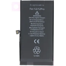 AccuCell Akku passend für Apple iPhone 12/12 Pro, diagnostizierbar, Li-Polymer, 3,83V, 2815mAh, 10,78Wh, ohne Werkzeug