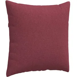 vidaXL Sofakissen 2 pcs Weinrot 80 x 80 cm Stoff