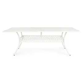 BIZZOTTO Ivrea Gartentisch 213 x 107 x 73 cm Weiß