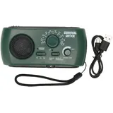 Tragbares Kurbelradio mit LED-Taschenlampe, praktisches Outdoor-Mehrbandradio (AM/FM/SW), solarbetriebenes Kurbelradio mit Wetterfunktion