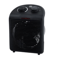 Hotserie Heizlüfter Elektroheizung 2 Stufen Heizgeräte Kaltluftfunktion regelbares Thermostat,