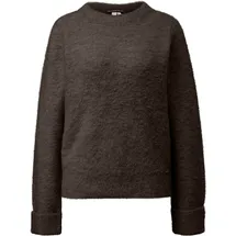 QS Bouclé-Pullover beige XS