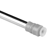 bc-agentur Gardinenstange zum Klemmen, Chrom - Glanz, ausziehbar 80 - 120 cm, - Silber