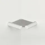pba 01 Eckablage aus Glas, Nylon Halterungen, 190x190mm